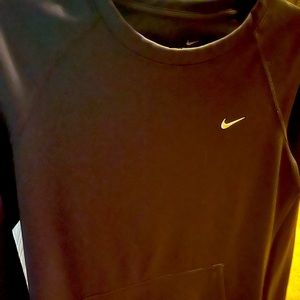Nike sweatshirt. Black and size small. This is comfy especially in the fall.